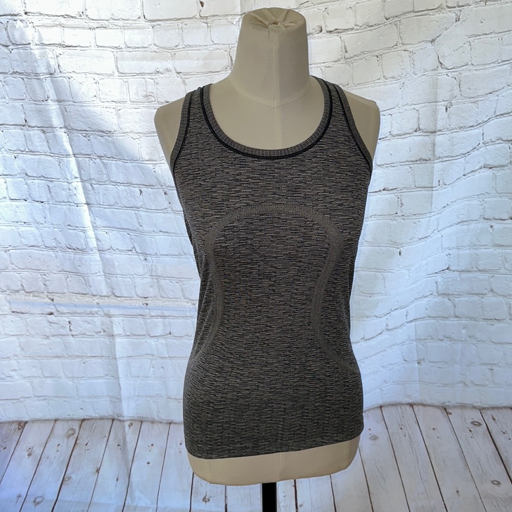 Lululemon Women's Racerback Black & Gray Tank Top